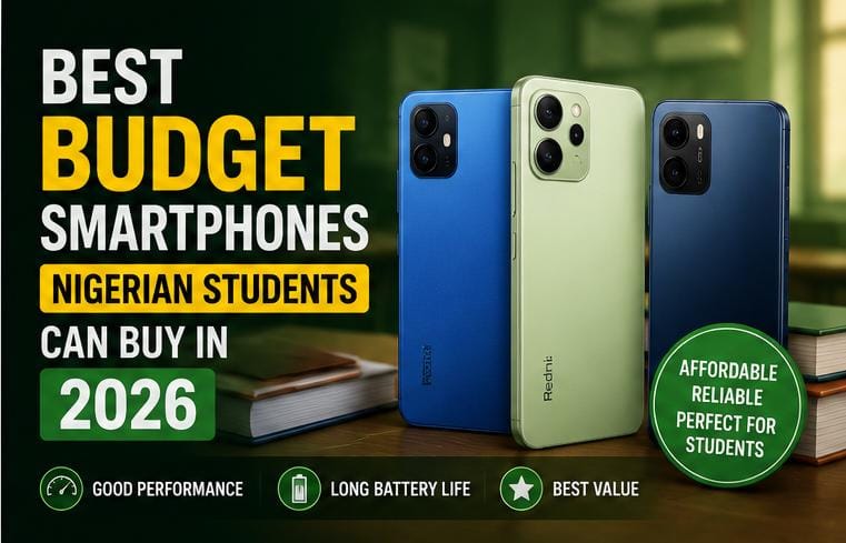 Affordable smartphones displayed for Nigerian students in 2026